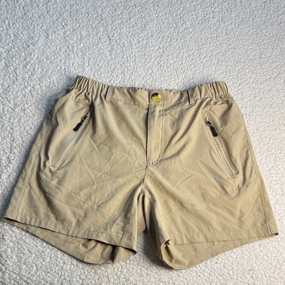 Little Donkey Andy Men's Athletic Tan Shorts - Picture 1 of 4
